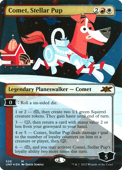 Comet, Stellar Pup (Unfinity #526)