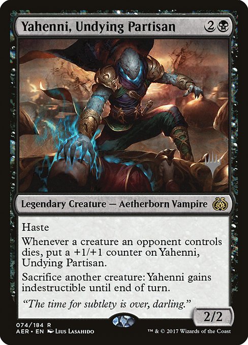 Yahenni, Undying Partisan (Aether Revolt Promos #74p)