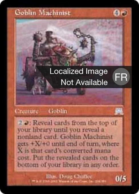 Goblin Machinist (Onslaught #204)