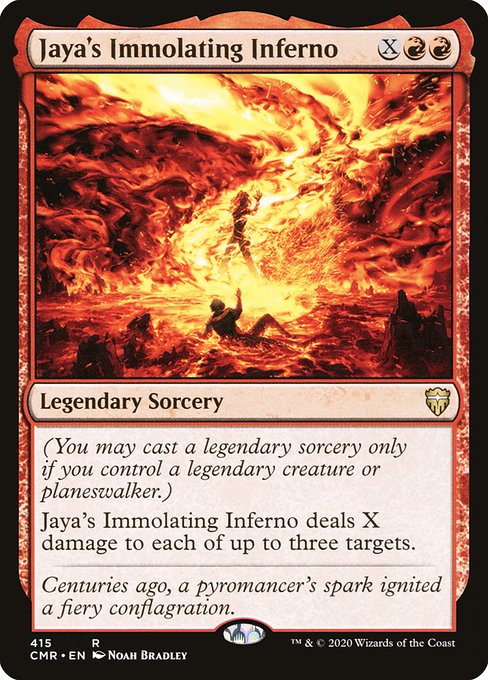 Jaya's Immolating Inferno (Commander Legends #415)