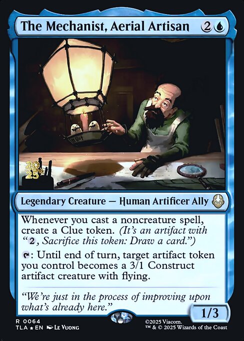 The Mechanist, Aerial Artisan magic the gathering card art