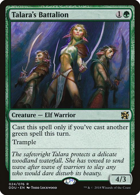 Talara's Battalion (Duel Decks: Elves vs. Inventors #24)