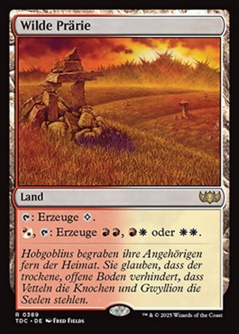 Wilde Prärie