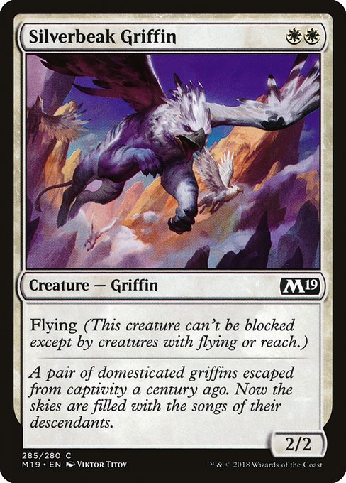 Silverbeak Griffin (Core Set 2019 #285)