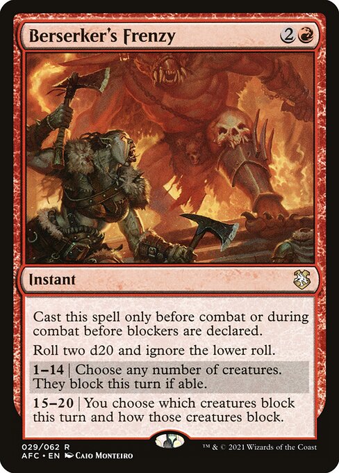 Berserker's Frenzy (afc) 29 Berserker's Frenzy (afc) 29