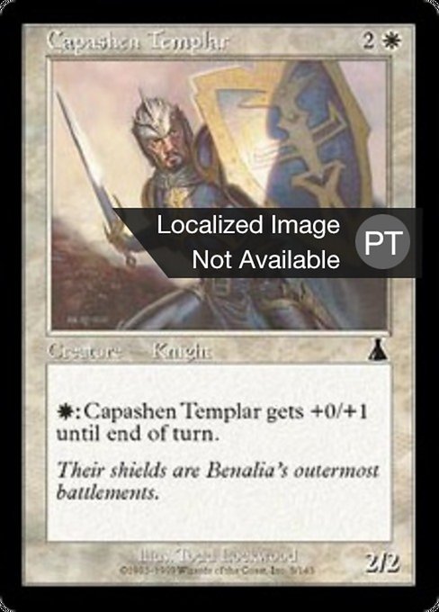 Capashen Templar (Urza's Destiny #5)