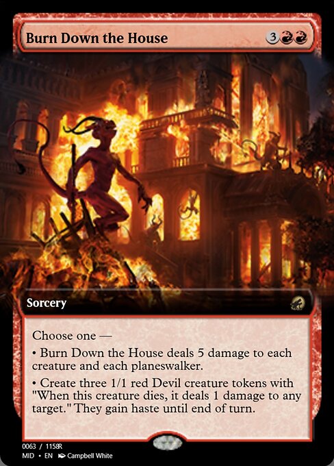 Burn Down the House (Magic Online Promos #94006)