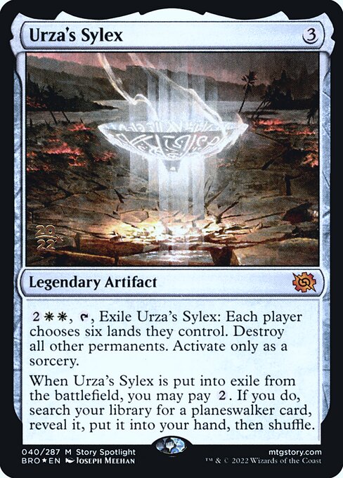 Urza's Sylex (The Brothers' War Promos #40s)