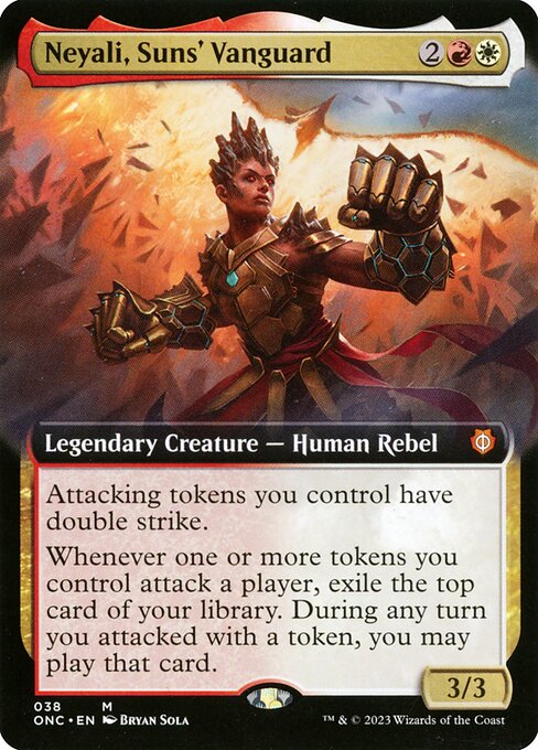 Neyali, Suns' Vanguard (Phyrexia: All Will Be One Commander #38)