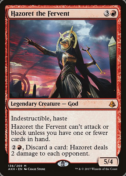 Hazoret the Fervent (Amonkhet #136)