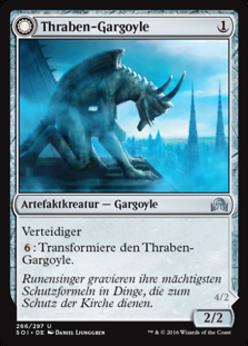 Thraben Gargoyle // Stonewing Antagonizer (Shadows over Innistrad #266)