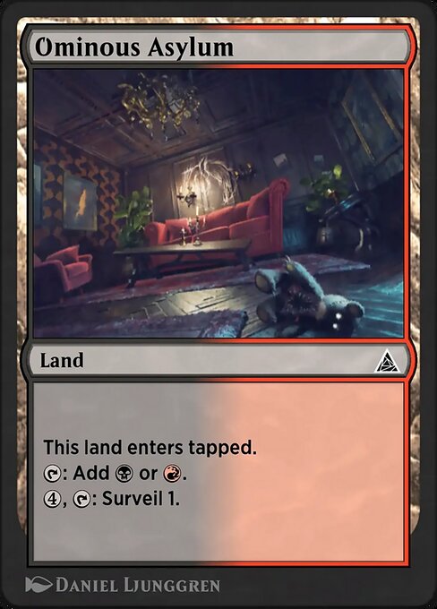 Ominous Asylum magic the gathering card art