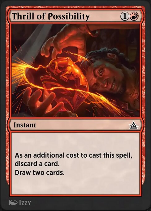 Thrill of Possibility magic the gathering card art