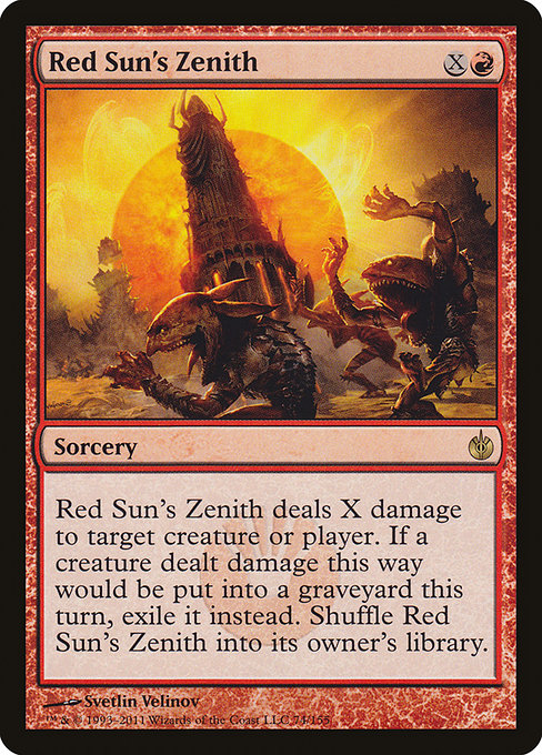 Zénith de Rougesoleil|Red Sun's Zenith
