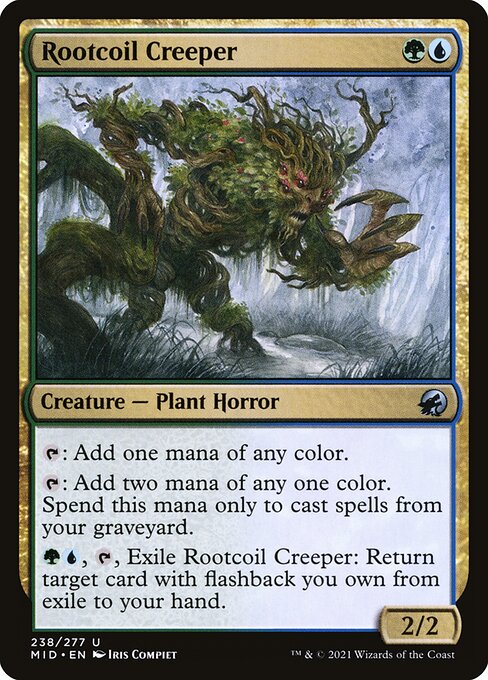 Rootcoil Creeper (Innistrad: Midnight Hunt #238)