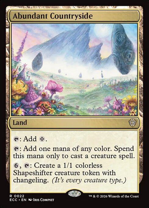 Abundant Countryside magic the gathering card art