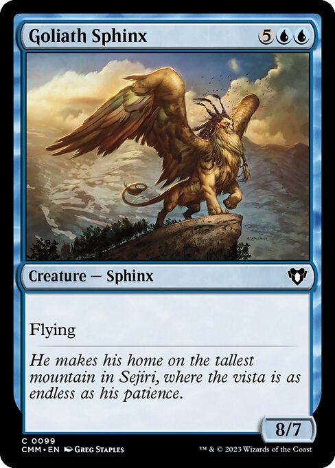 Goliath Sphinx (cmm) 99