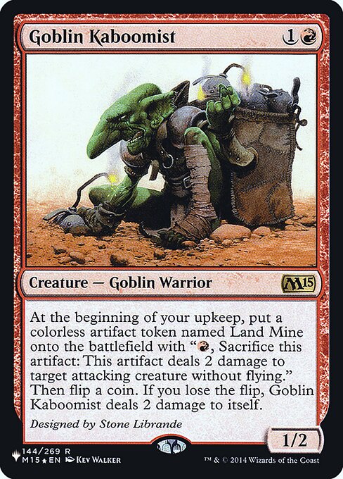 Goblin Kaboomist (plst) M15-144