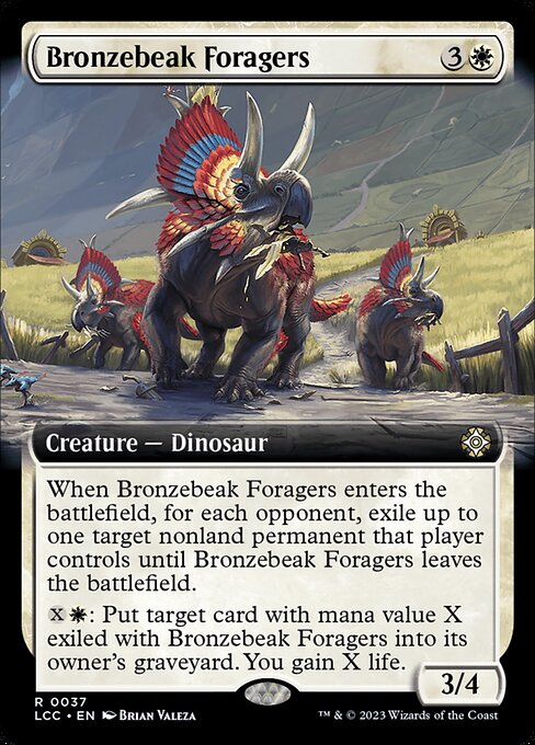 Bronzebeak Foragers (The Lost Caverns of Ixalan Commander #37)