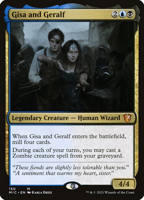 Gisa and Geralf (Midnight Hunt Commander #150)