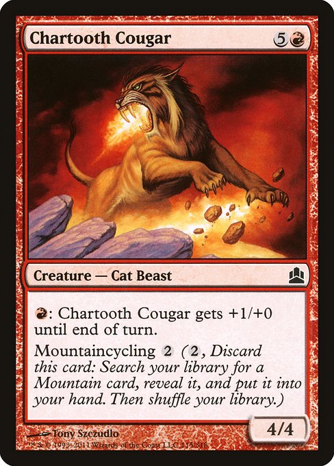 Chartooth Cougar (Commander 2011 #115)