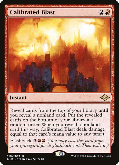 Calibrated Blast (Modern Horizons 2 #118)