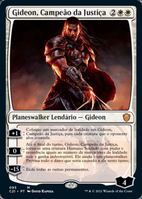Gideon, Champion of Justice (Commander 2021 #93)