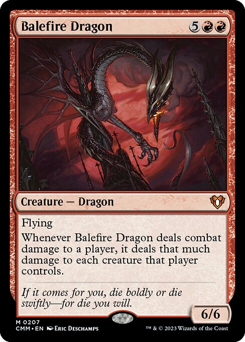 Balefire Dragon (Commander Masters #207)