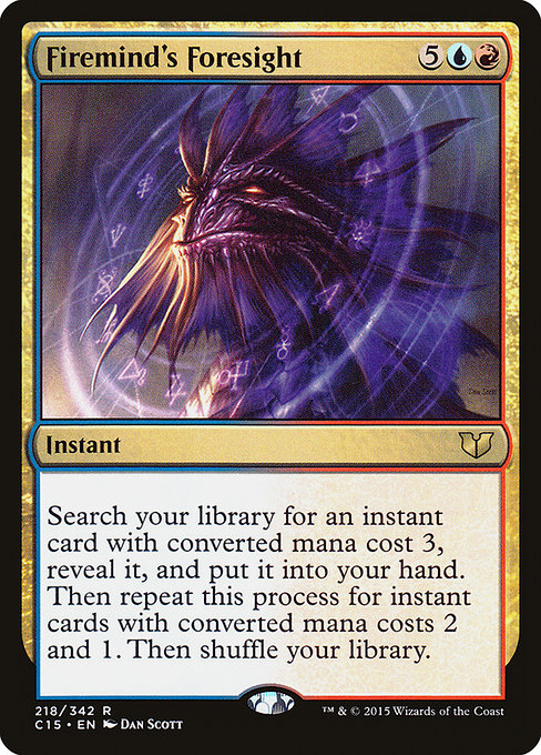 Firemind's Foresight (Commander 2015 #218)