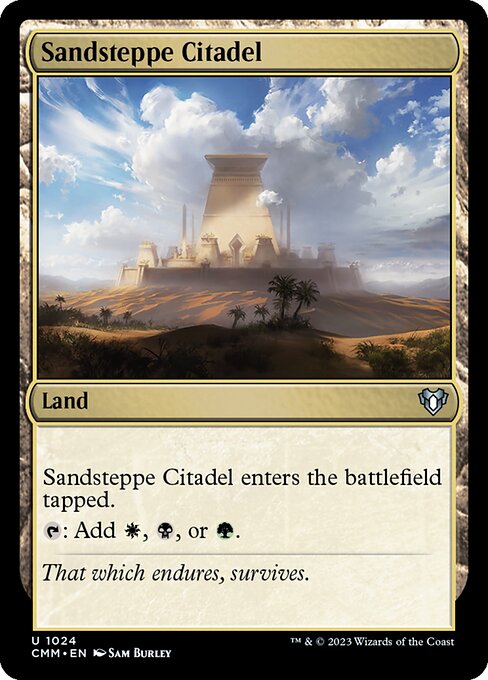 Sandsteppe Citadel (Commander Masters #1024)