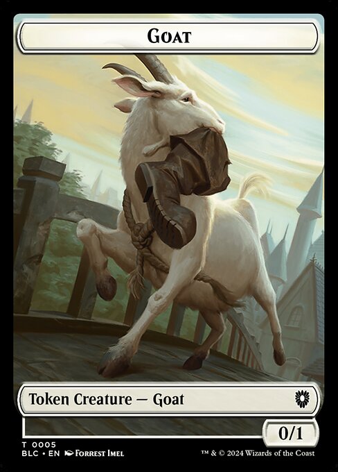 Goat (Bloomburrow Commander Tokens #5)