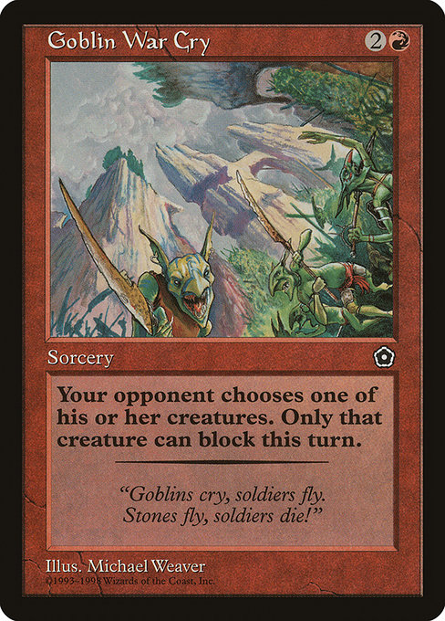 Goblin War Cry card image