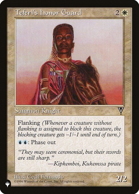 Teferi's Honor Guard (The List #VIS-22)