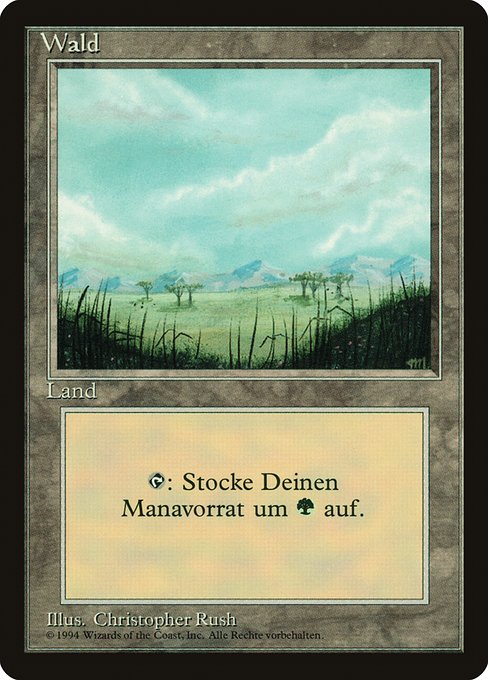 Forest (Foreign Black Border #306a)