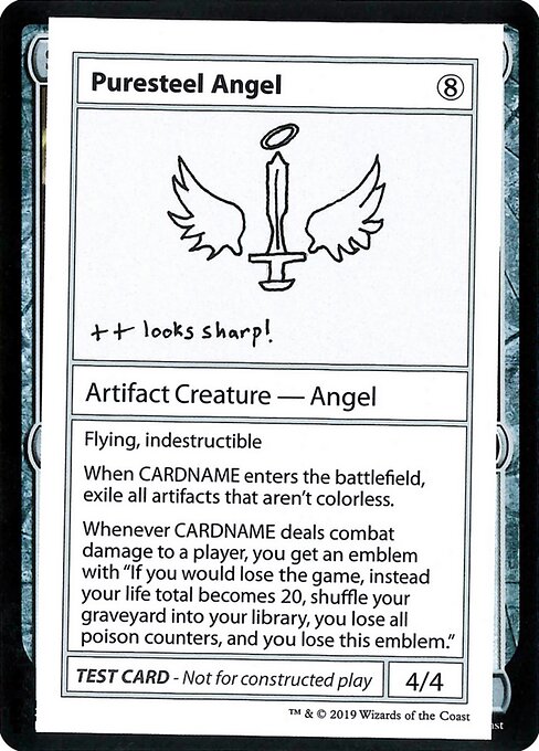 Puresteel Angel (Mystery Booster Playtest Cards 2021 #109)