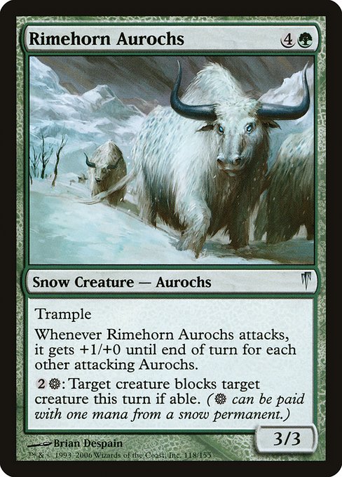 Rimehorn Aurochs card image