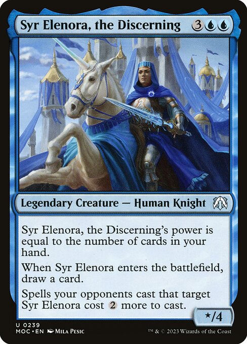 Syr Elenora, the Discerning (March of the Machine Commander #239)
