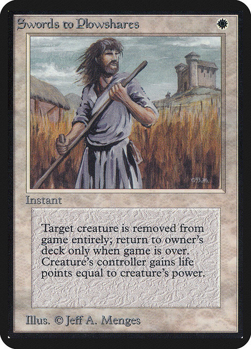 Swords to Plowshares card image
