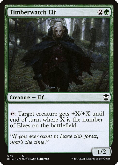 Timberwatch Elf (Kaldheim Commander #76)