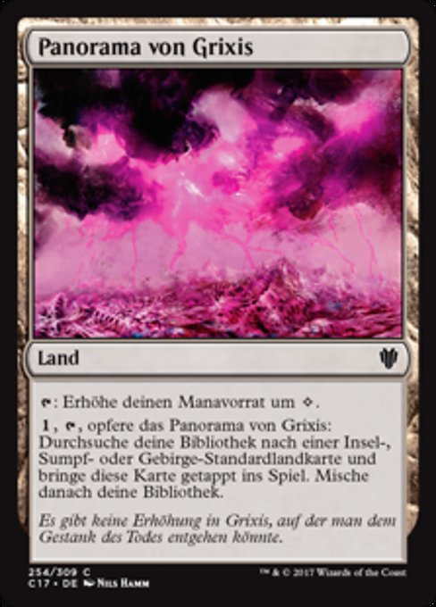 Grixis Panorama (Commander 2017 #254)
