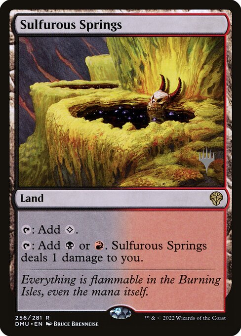 Sulfurous Springs (Dominaria United Promos #256p)