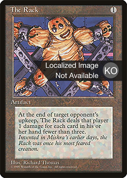 The Rack (Fourth Edition Foreign Black Border #352)