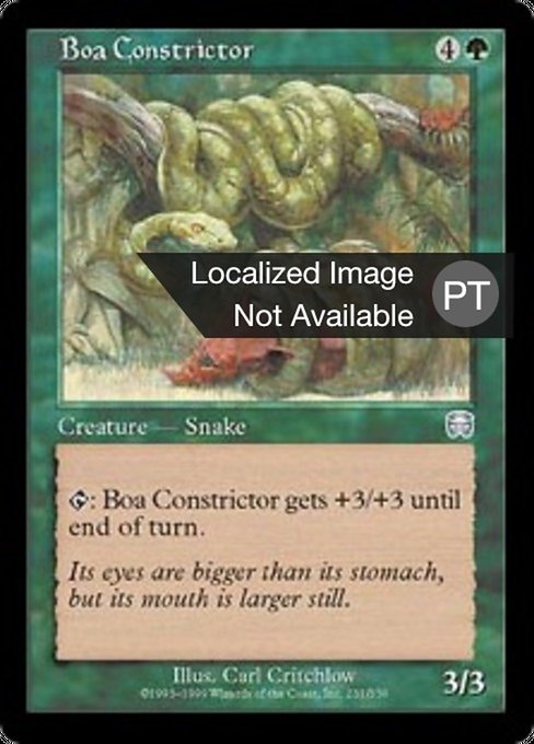 Boa Constrictor (Mercadian Masques #231)