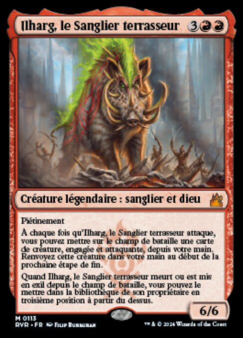 Ilharg, le Sanglier terrasseur