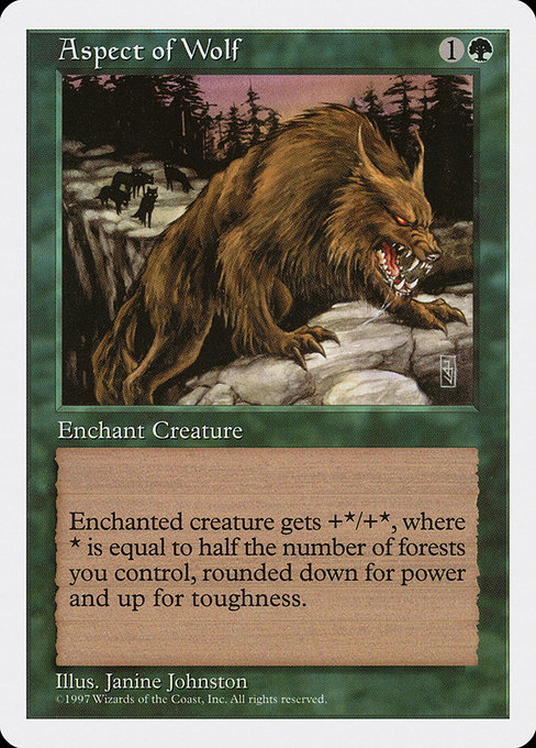 Aspect of Wolf (Fifth Edition #278)