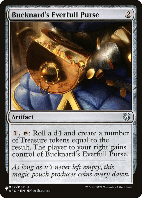 Bucknard's Everfull Purse (The List #801)