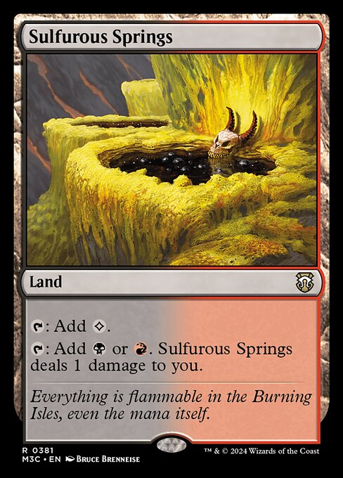Sulfurous Springs (Modern Horizons 3 Commander #381)