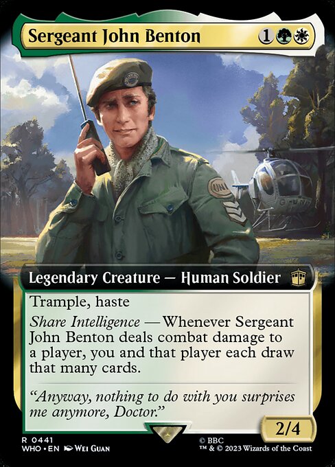 Sergeant John Benton (Extended Art)