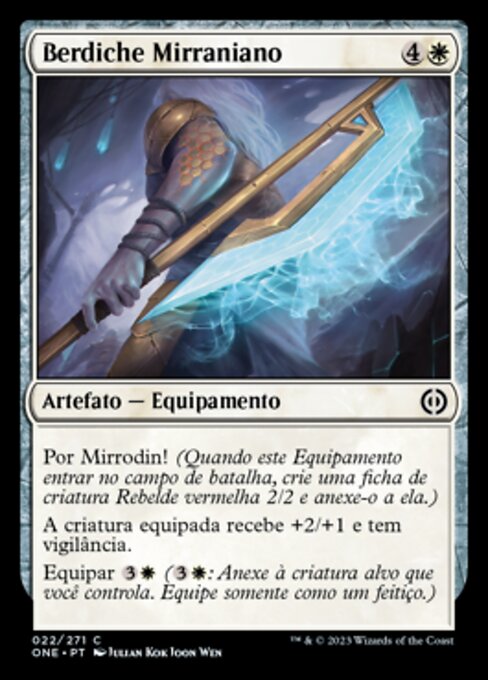 Mirran Bardiche (Phyrexia: All Will Be One #22)