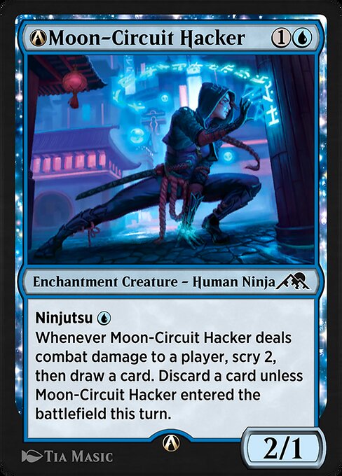 A-Moon-Circuit Hacker (Kamigawa: Neon Dynasty #A-67)